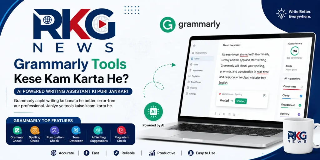 Grammarly Tools Kese Kam Karta He