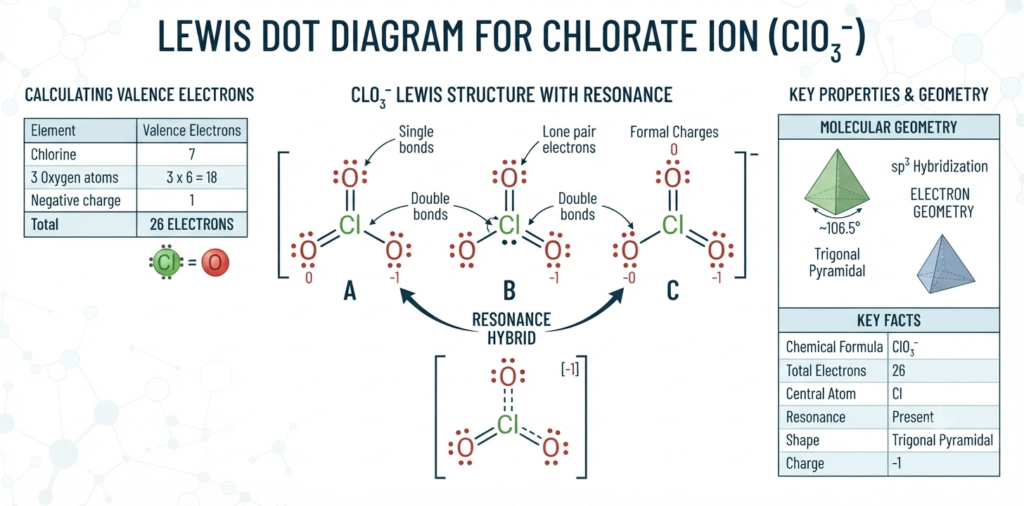ClO3 Lewis structure
