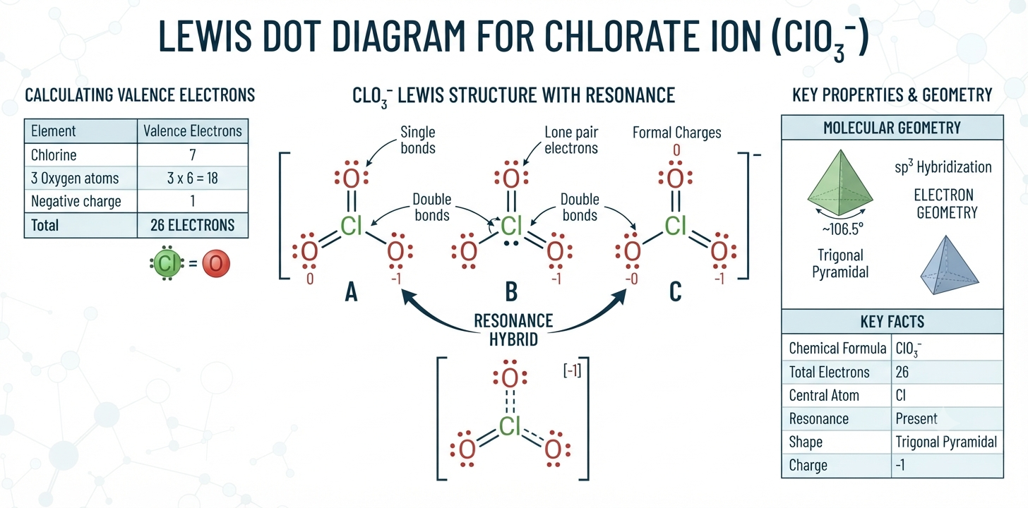 ClO3 Lewis structure