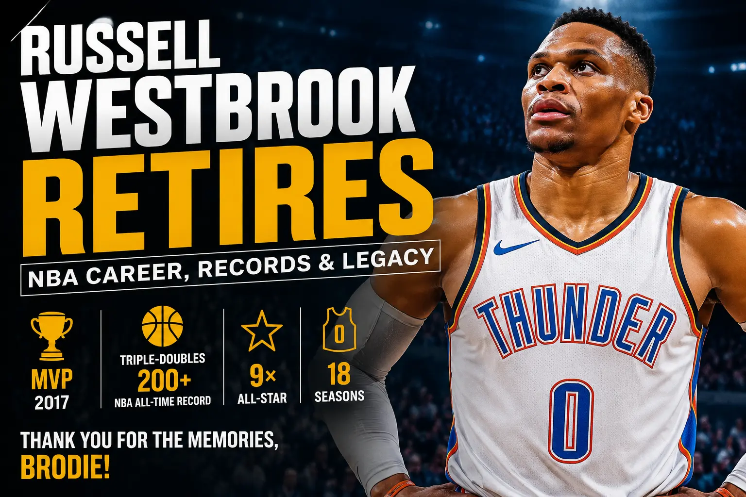 Russell Westbrook retires