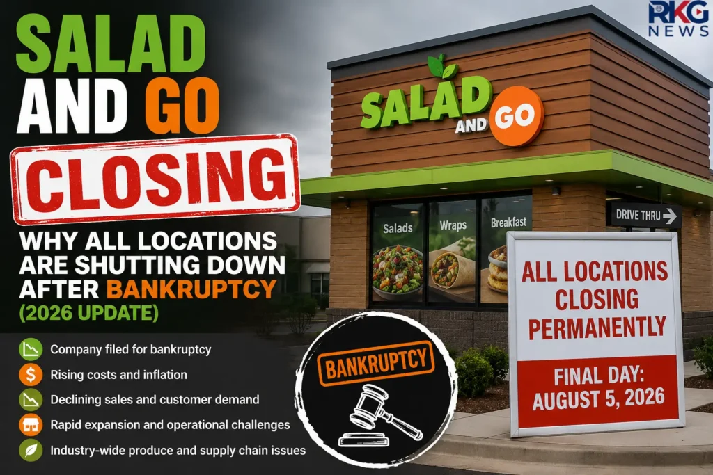 Salad And Go Closing